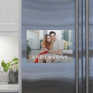 Magnet Christmas Card Holiday Photo Magnetic