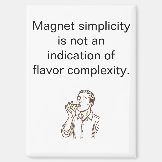 Magnet Complexity refrigerator magnet (Front)