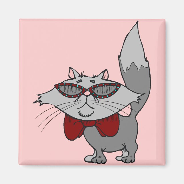 Magnet - Cool Cat (Front)