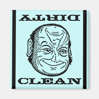 Magnet Dishwasher Man Morph Clean Dirty o illusion