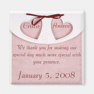 Magnet Elegant Wedding Favor- Personalize it!
