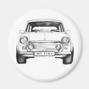 Magnet English Car classic Frontal