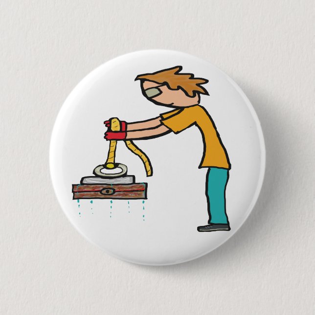 Magnet Fishing Button (Front)