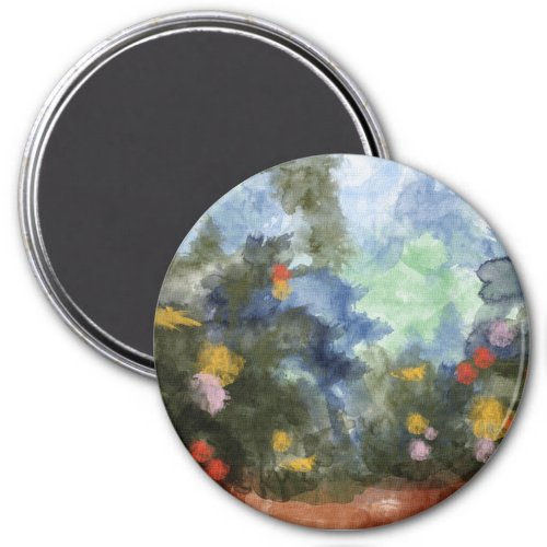 Magnet Flowered Path Watercolor Magnet