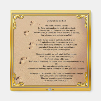 Magnet Footprints In The Sand Sober Champions