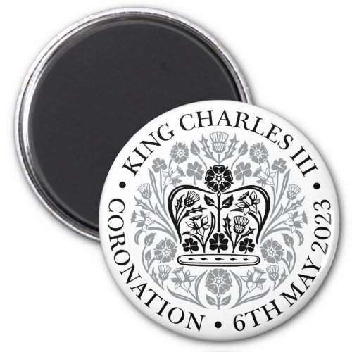 Magnet for 2023 Coronation _ Black