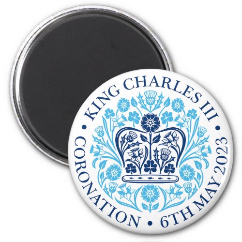 Magnet for 2023 Coronation _ Blue