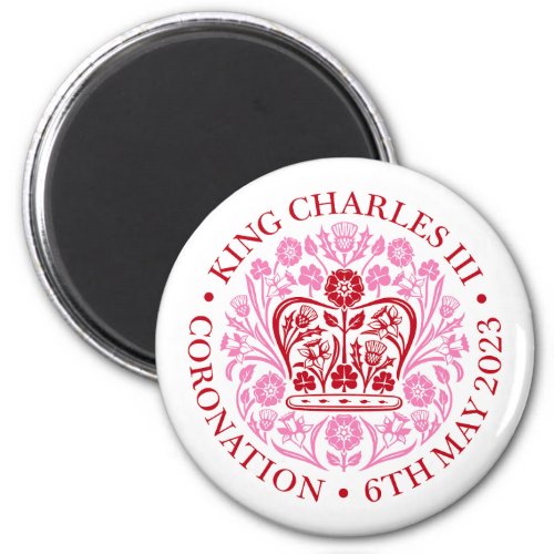 Magnet for 2023 Coronation _ Red 