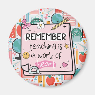 Magnet for a teacher