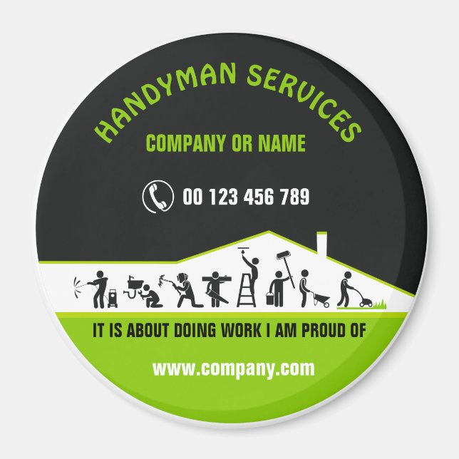 Magnet for handyman (Front)