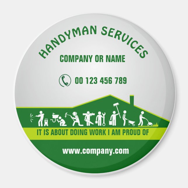 Magnet for handyman (Front)