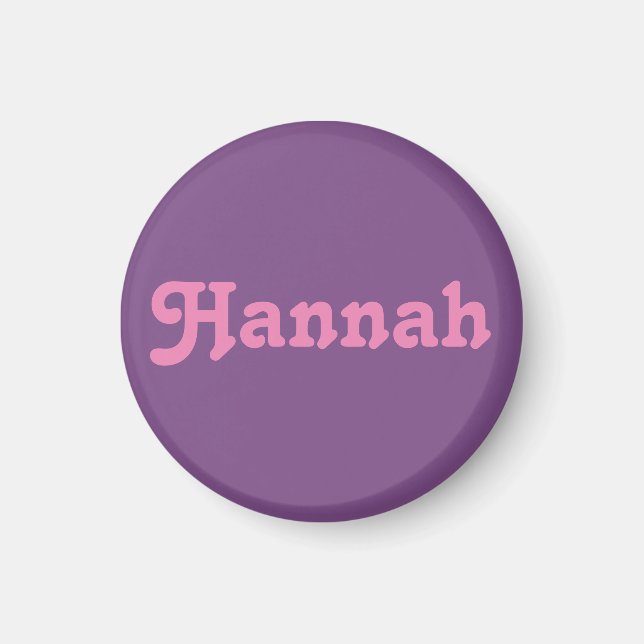 Magnet Hannah (Front)