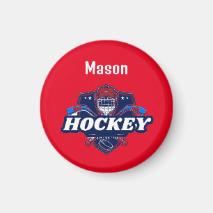 Magnet Hockey Gear - Personalized -Add Name