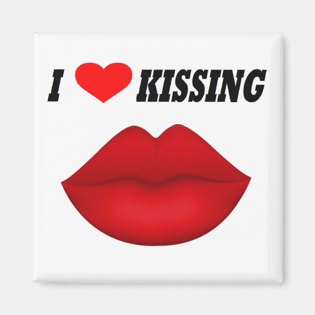 Magnet I Love Kissing (Front)
