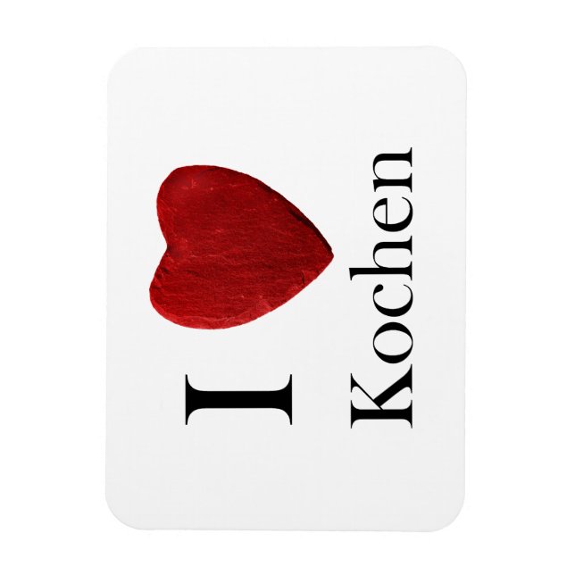 Magnet Ich liebe Kochen (Vertical)