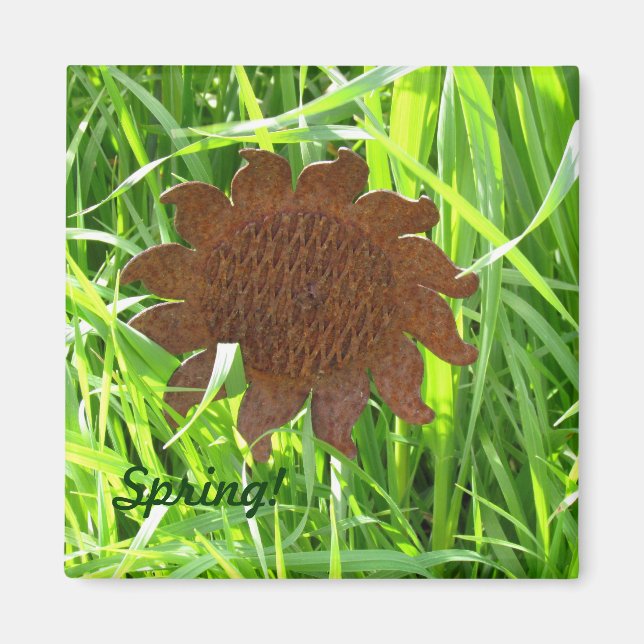 Magnet - Iron Sunflower (Front)