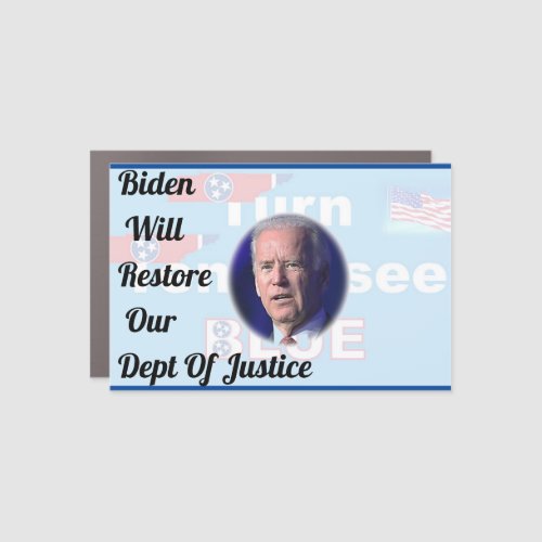 Magnet  Joe Biden 2020 Restore Justice Blue TN