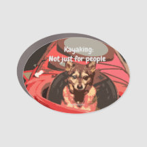 Magnet Kayaking with small dog