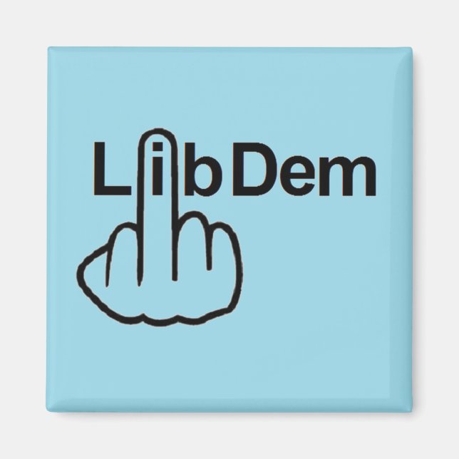 Magnet Lib Dem Flip (Front)