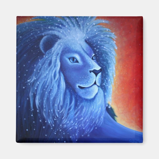 magnet, lion, Lion of my Heart Magnet (Front)