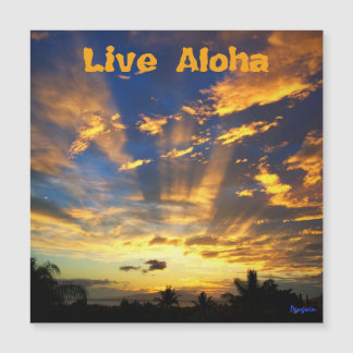 Magnet, Live Aloha, Sunset, Maui