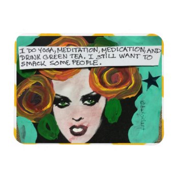 Magnet- Magnet by badgirlart at Zazzle