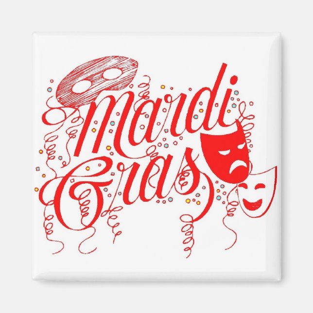 Magnet-Mardi Gras Magnet (Front)