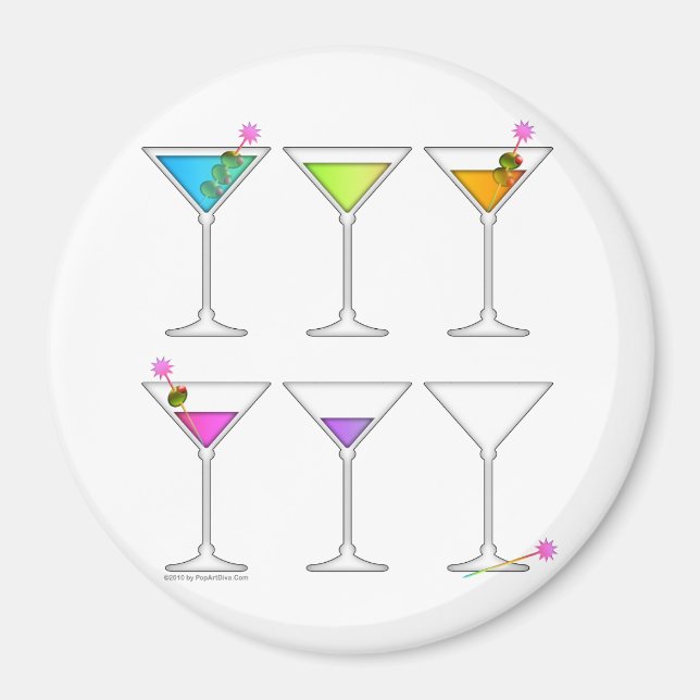 Magnet - Martinis Going, Going, GONE (Front)