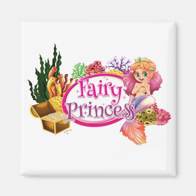 Magnet Mermaid Princess  (Front)