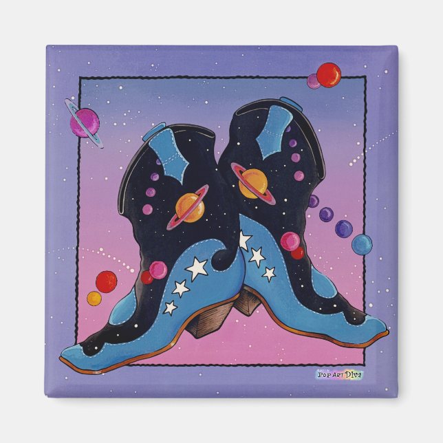 Magnet - Midnight Cowboy Boots (Front)