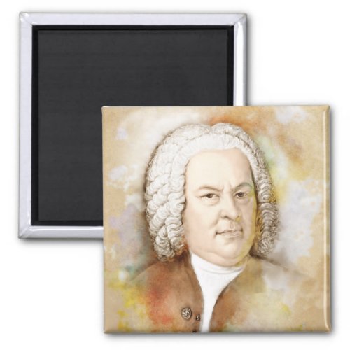 Magnet mit Johann Sebastian Bach