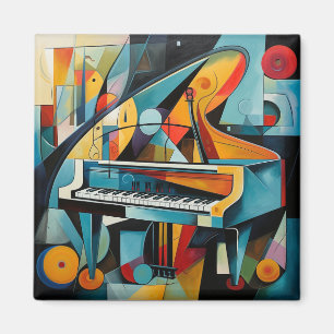 Magnet modern piano painting