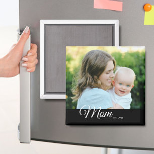 Magnet Mom Established Photo Mother's Day Gift