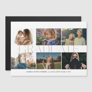 Magnet Multi-Photo Then/Now Graduate Announcement