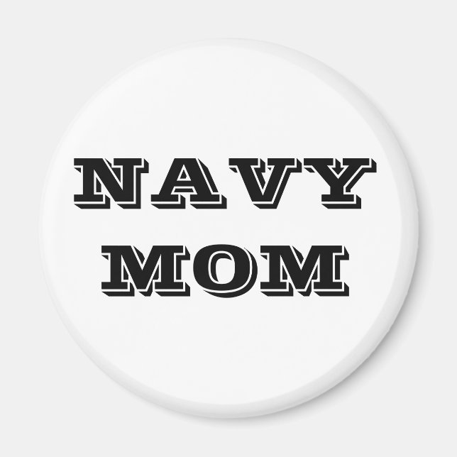 Magnet Navy Mom (Front)