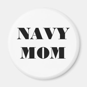 Magnet Navy Mom