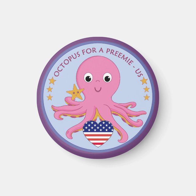 Magnet Octopus For A Preemie US (Front)