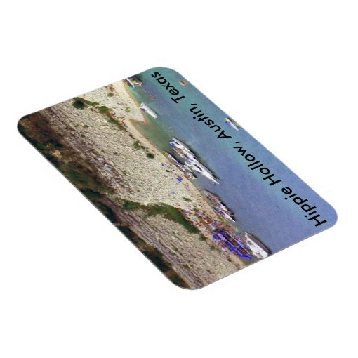 Magnet of Hippie Hollow, Austin Texas | Zazzle