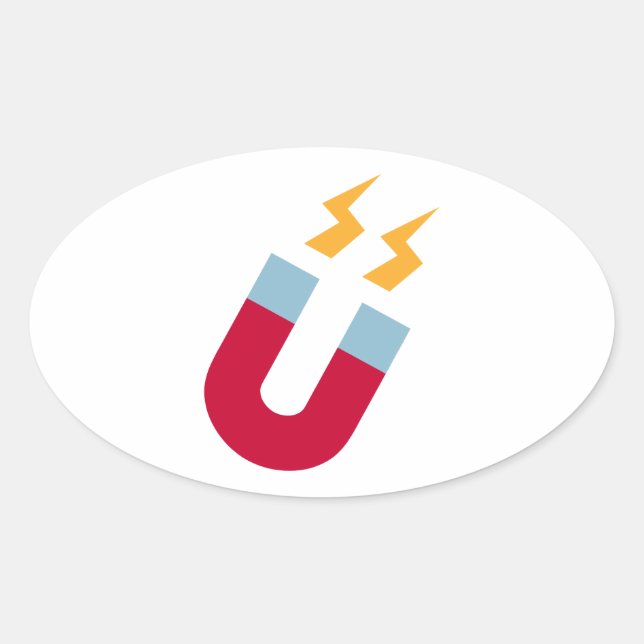 Magnet Oval Sticker (Front)