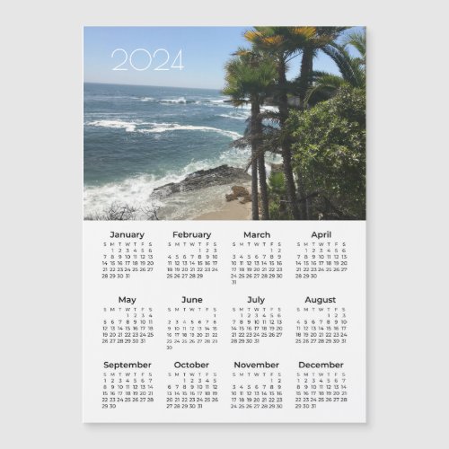 Magnet Pacific Ocean View 2024 Calendar