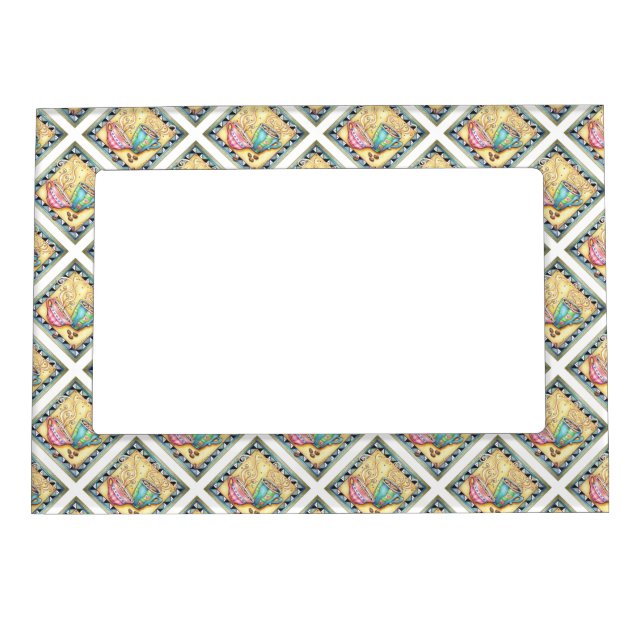 MAGNET PHOTO FRAMES - COOL BEANS! Coffee Art (Front)