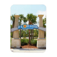 Magnet,  Photography of "Florida Welcomes You"