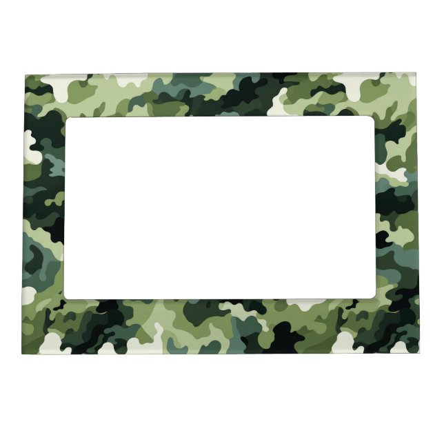 Magnet Picture Frame-Military Camo Print (Front)