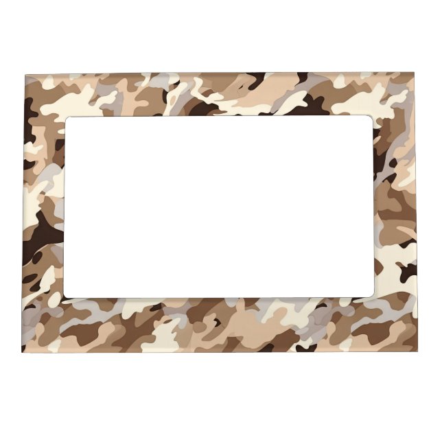 Magnet Picture Frame-Military Camo Print (Front)