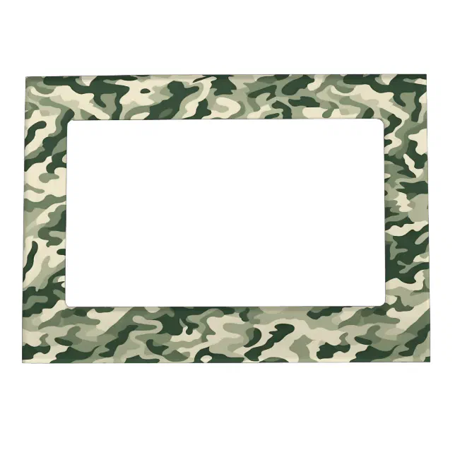 Magnet Picture Frame-Military Camo Print | Zazzle