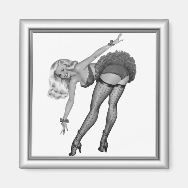 Magnet Pin up Girls Vintage (19) 2 (Front)