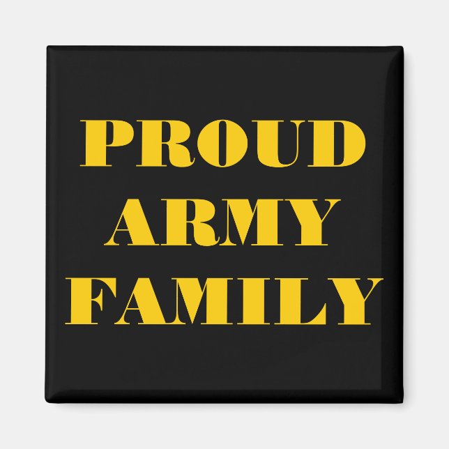 Magnet Proud Army Family (Front)