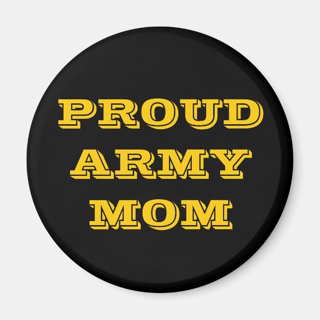 Magnet Proud Army Mom (Front)