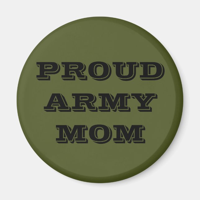 Magnet Proud Army Mom (Front)