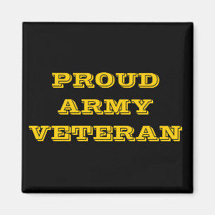 Magnet Proud Army Veteran